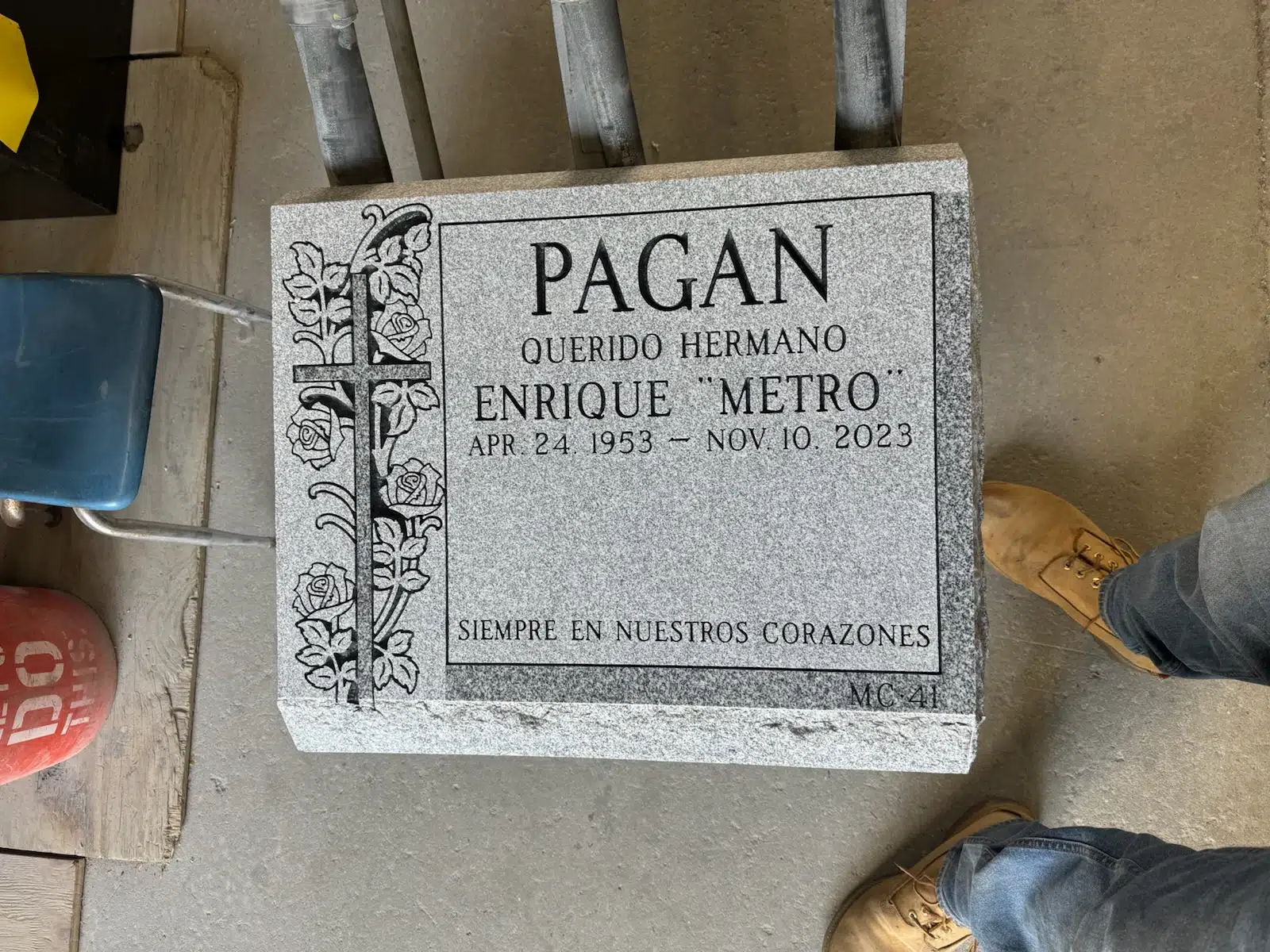 granite Jewish Headstone hand-carved by Jewish Memorials in NJ — image 8